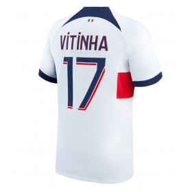 Paris Saint-Germain Vitinha #17 Borta Kläder 2023-24 Kortärmad